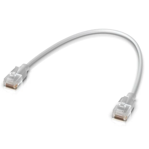 Câble de raccordement Ubiquiti 0.3 m Blanc UACC-CABLE-PATCH-EL-0.3M-W