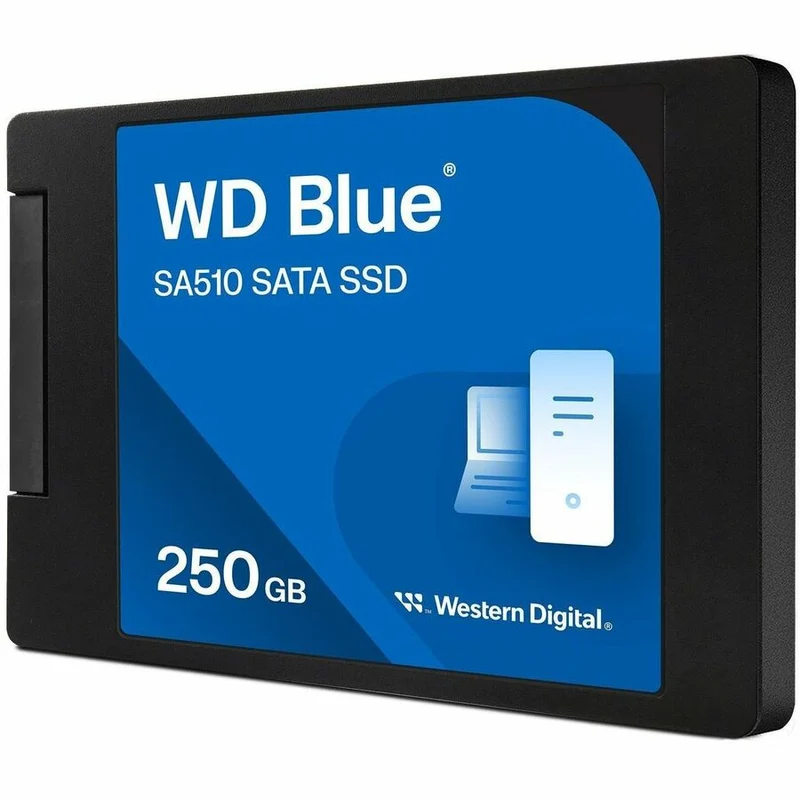 Disque SSD WD Blue SA510 WDS250G3B0A-00AXR0 250 Go - 2.5" interne - SATA (SATA/600) WDS250G3B0A-00AXR0