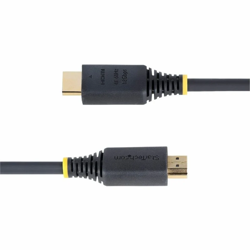 Câble HDMI haute vitesse certifié StarTech.com de 10 m (3 pi), 4K 60 Hz/1440p 144 Hz, 18 Gbit/s, cordon HDMI 2.0 UHD, gaine TPE HDMI2-CABLE-4K60-10F