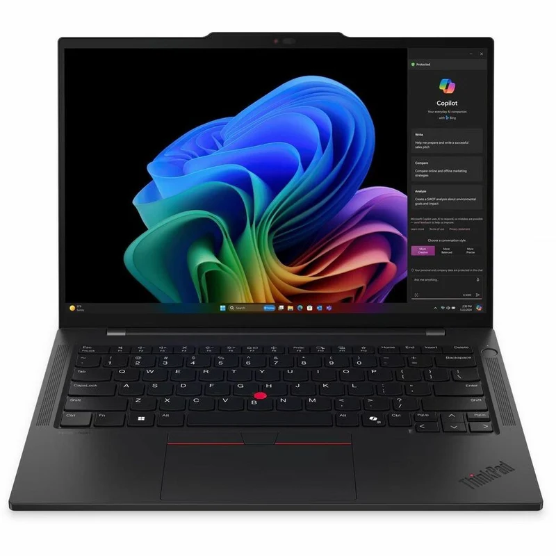 Ordinateur portable Lenovo ThinkPad T14s Gen 6 21M1001YUS 14" (355.60 mm) Copilot+ - WUXGA - AMD Ryzen AI 7 PRO 360 - 32 Go - SSD 1 To - Clavier anglais - Noir 21M1001YUS