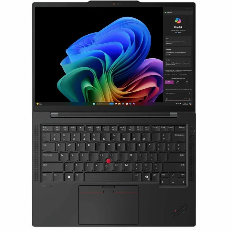 Ordinateur portable Lenovo ThinkPad T14s Gen 6 21M1001YUS 14" (355.60 mm) Copilot+ - WUXGA - AMD Ryzen AI 7 PRO 360 - 32 Go - SSD 1 To - Clavier anglais - Noir 21M1001YUS