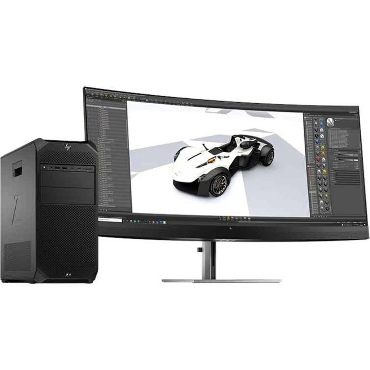 Station de travail HP Z4 G5 - 1 x Intel Xeon w5-2455X - Technologie vPro - 32 Go - SSD 512 Go - Tour - Noir 7X9D0UT#ABA