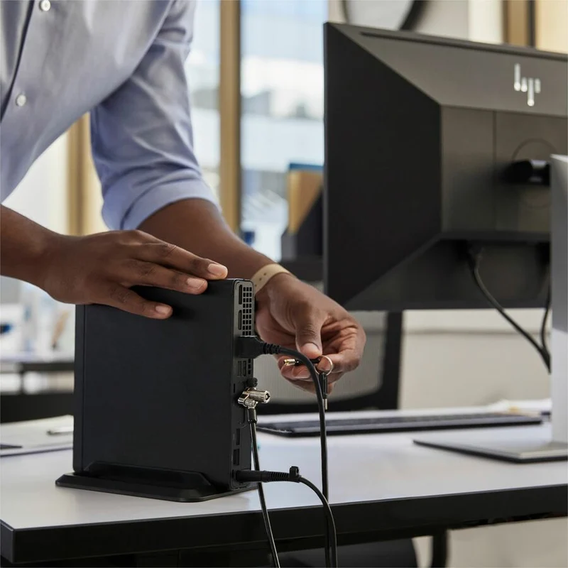 Ordinateur de bureau HP Pro Mini 400 G9 - Intel Core i7 12e génération i7-12700T - 16 Go - SSD 512 Go - Mini PC - Noir B36F5AT#ABA
