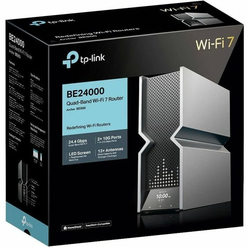 Câble Wi-Fi 24000 IEEE 7 a/b/g/n/ac/ax TP-Link Archer BE802.11, routeur sans fil DSL ARCHER BE900