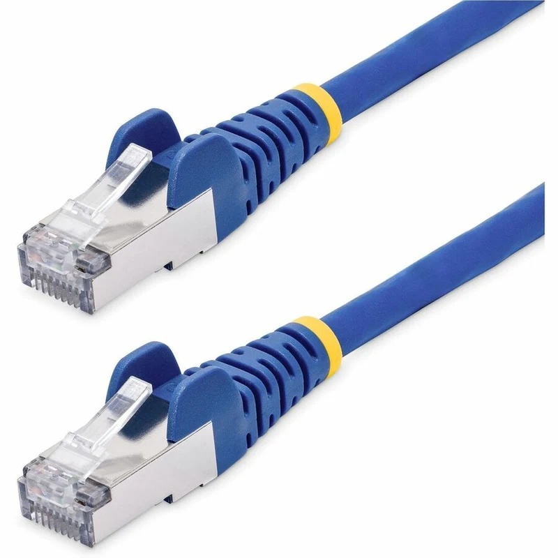 Câble Ethernet CAT6 bleu StarTech.com de 8 cm, RJ45 anti-accroc, 25G/40G 2000 MHz, PoE 100 W, S/FTP, cuivre nu pur 26 AWG, cordon de raccordement réseau LSZH NLBL-6IN-CAT8-PATCH