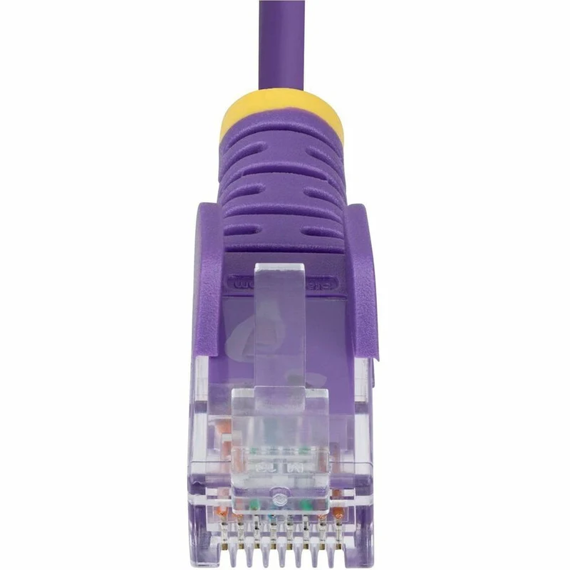 StarTech.com Câble Ethernet CAT50 fin violet de 6 m, RJ45 fin sans accroc, UTP, LSZH, cuivre nu 28 AWG, cordon de raccordement réseau fin, testé Fluke N6PAT50PLS