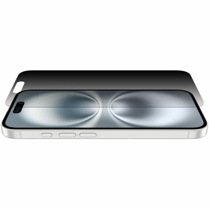 Protection d'écran Belkin ScreenForce InvisiGlass avec traitement de confidentialité pour iPhone 16/15/14 Pro OVA167FQ