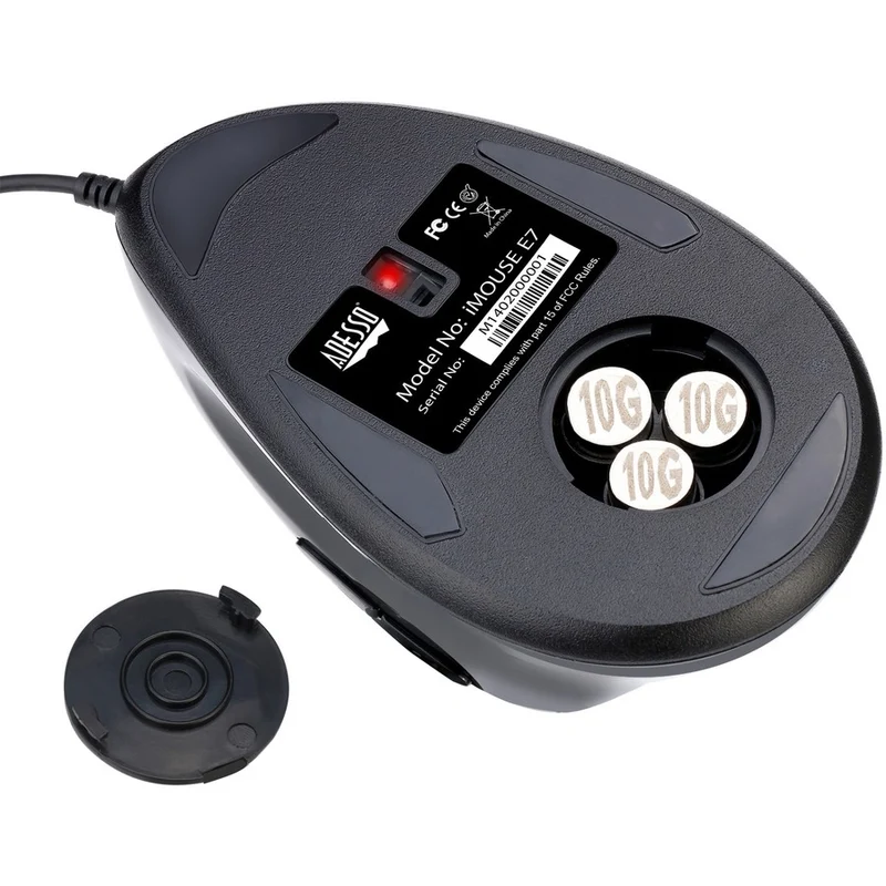 Souris ergonomique verticale programmable Adesso pour gaucher IMOUSE E7