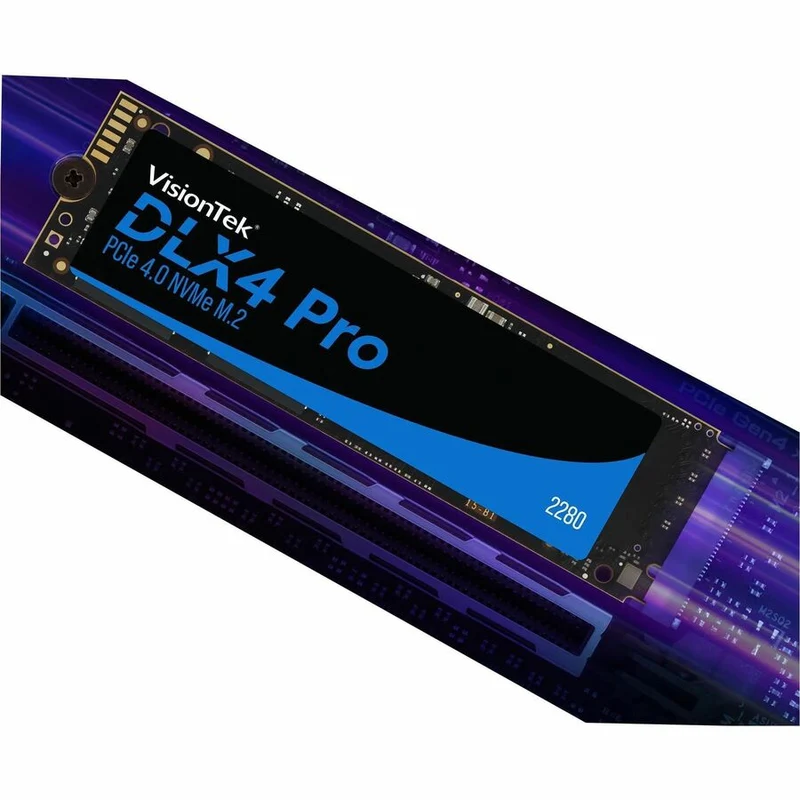 Disque SSD VisionTek DLX4 Pro 2 To - M.2 2280 interne - PCI Express NVMe (PCI Express NVMe 4.0 x4) 901710