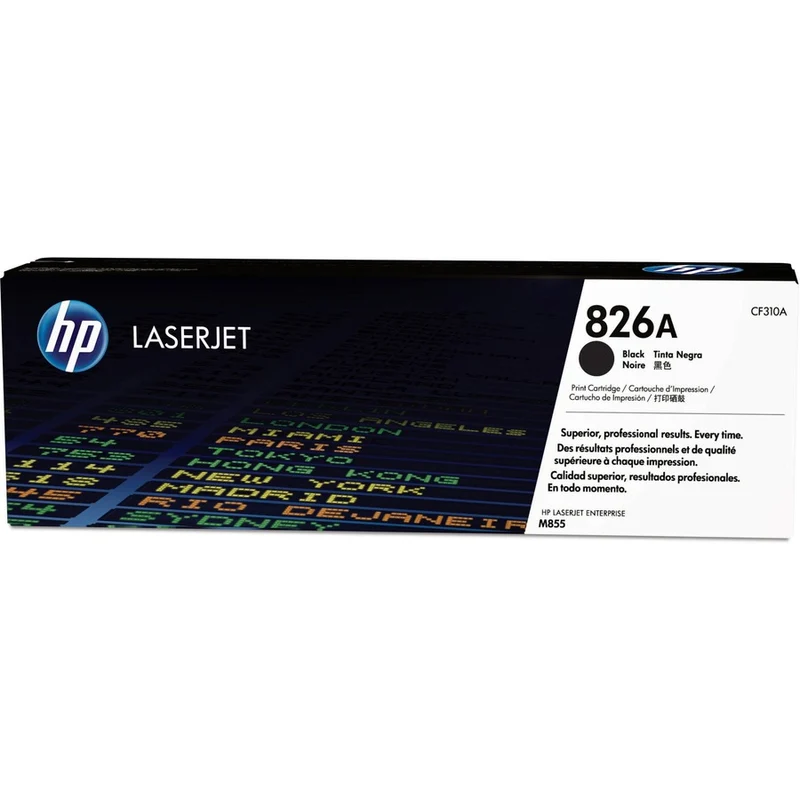 Cartouche de toner laser HP 826A (CF310A) d'origine à rendement standard - Paquet unique - Noir - 1 de chaque CF310A