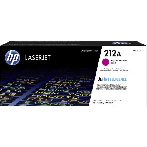 Cartouche de toner laser HP 212A d'origine à rendement standard - Magenta - 1 unité W2123A