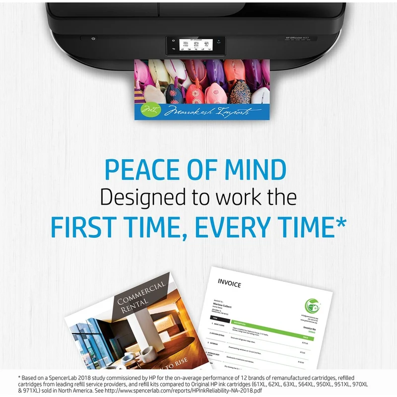 Cartouche d'encre à jet d'encre HP 67XL d'origine à haut rendement - Noir - 1 paquet 3YM57AN#140