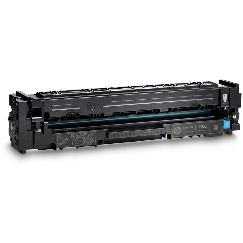 Cartouche de toner laser HP 202X (CF501X) d'origine à haut rendement - Cyan - 1 de chaque CF501X