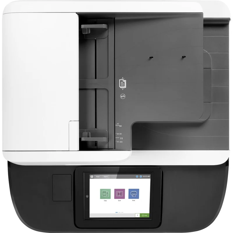 Imprimante multifonction HP PageWide 780dns Page Wide Array - Copieur/Scanner couleur - Impression monochrome/couleur 65 ppm - Impression 2400 x 1200 - Impression recto verso automatique - 100000 650 pages par mois - 600 feuilles d'entrée - Scanner couleur - 7 numérisation optique - Gigabit Ethernet J10Z1A#BXNUMXH