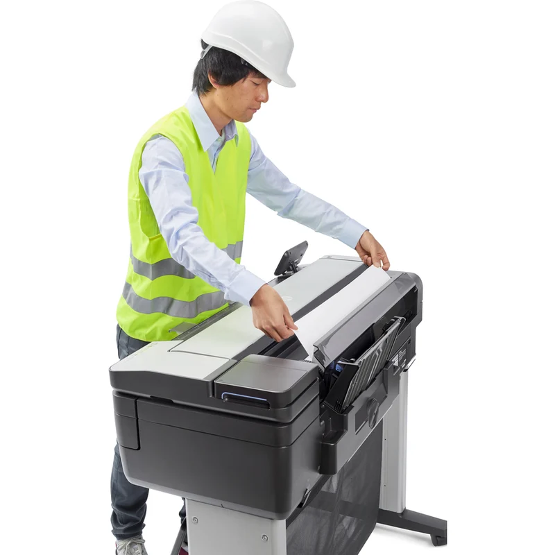 Imprimante grand format à jet d'encre HP Designjet T830 - Largeur d'impression 24" - Couleur F9A28D#B1K