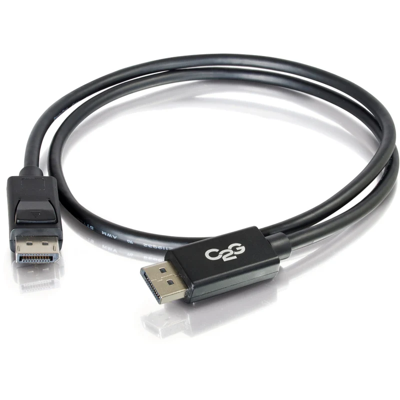 Câble DisplayPort C2G 15 pieds avec loquets 8K UHD M/M - Noir 54403