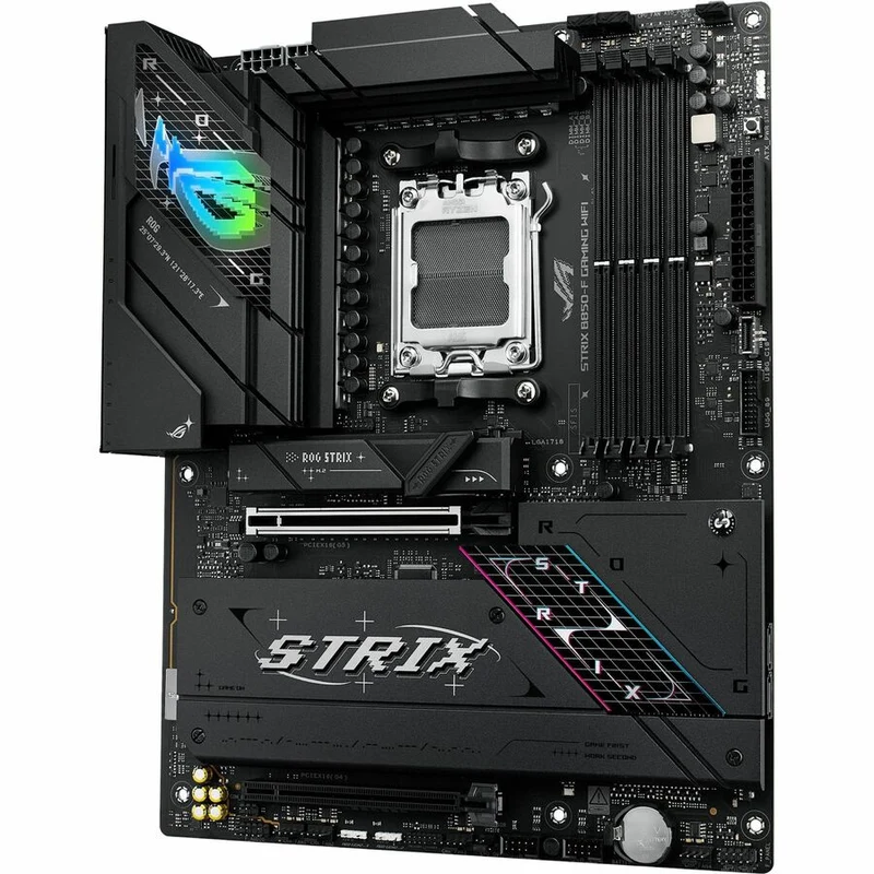 Carte mère de bureau gaming Asus ROG Strix B850-F GAMING WIFI - Chipset AMD B850 - Socket AM5 - ATX ROGSTRIX B850-FGAMINGWIFI