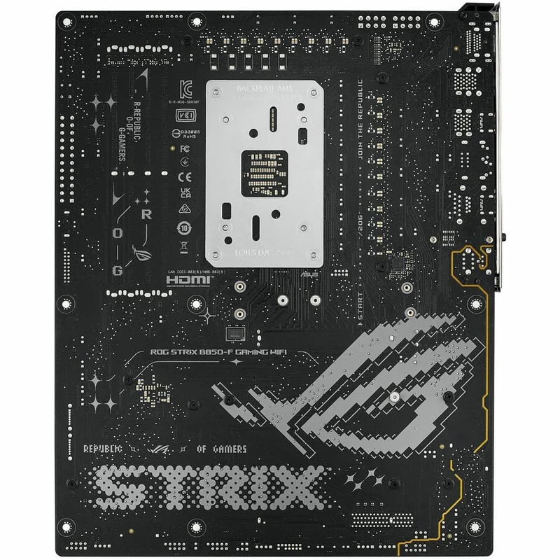 Carte mère de bureau gaming Asus ROG Strix B850-F GAMING WIFI - Chipset AMD B850 - Socket AM5 - ATX ROGSTRIX B850-FGAMINGWIFI