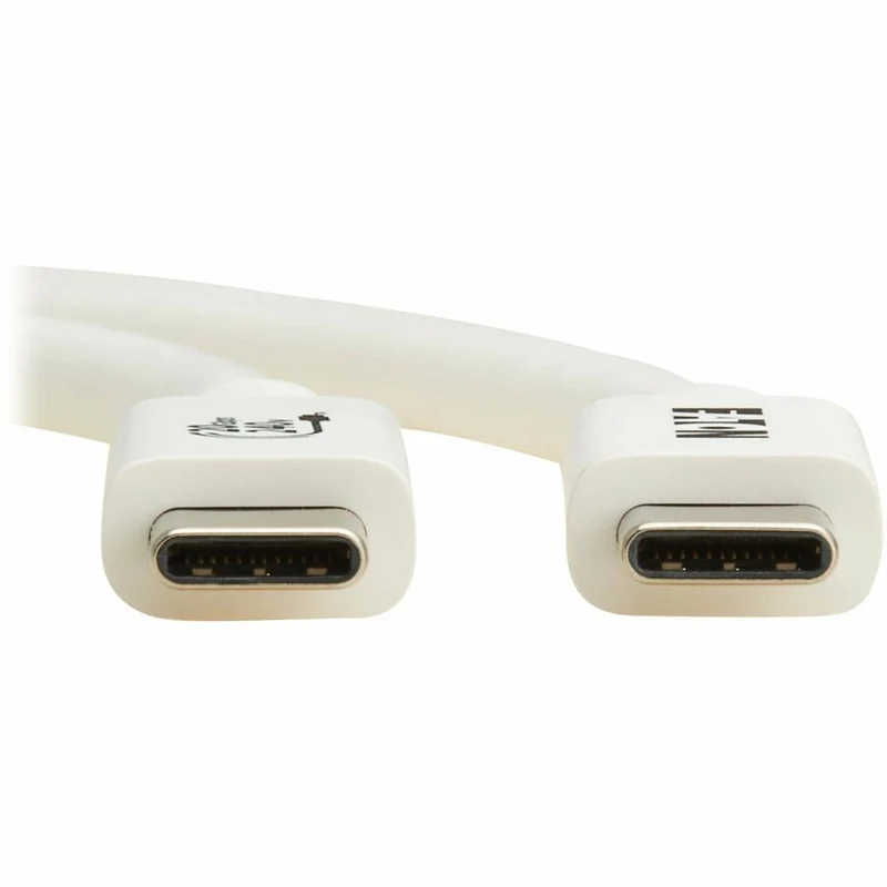Câble USB4 20 Gbit/s Tripp Lite by Eaton (M/M) - USB-C, 4K 60 Hz, charge PD 240 W, blanc, 2 m (6.6 pi) U521-1P0M-WH20G