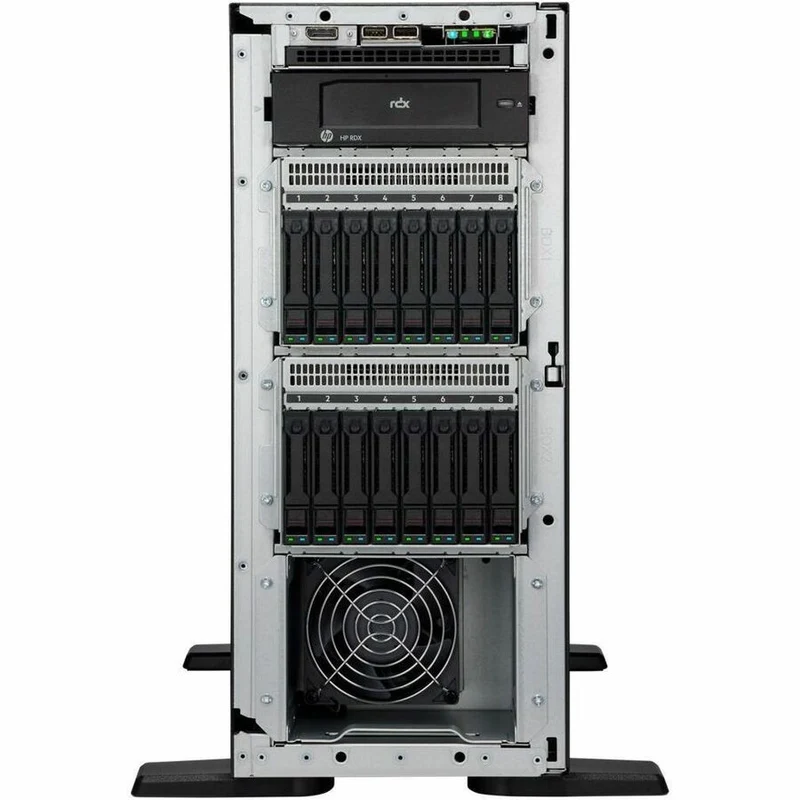 Serveur tour HPE ProLiant ML110 G11 4.5U - 1 x Intel Xeon Silver 4510 2.40 GHz - 32 Go RAM - 4 To HDD - Contrôleur Serial ATA P75329-005