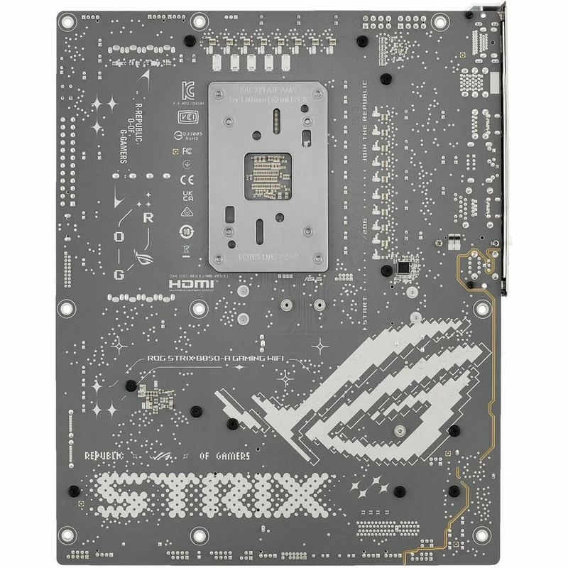 Carte mère de bureau de jeu Asus ROG Strix B850-A GAMING WIFI - Chipset AMD B850 - Socket AM5 - ATX ROGSTRIX B850-AGAMINGWIFI
