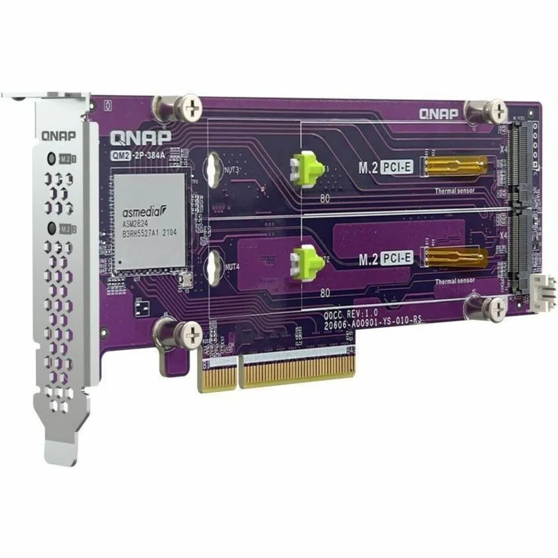 Adaptateur QNAP M.2 vers PCI Express QM2-2P-384A
