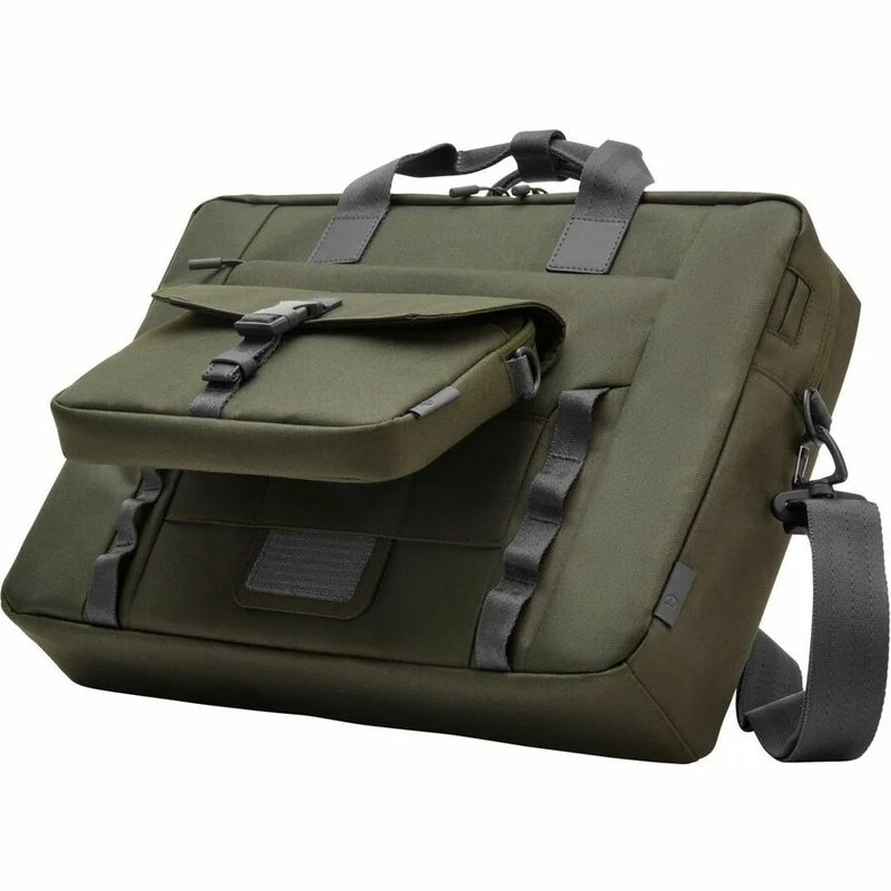 Sacoche de transport HP (Messenger) pour ordinateur portable 15.6" - Gris, vert 9J497AA