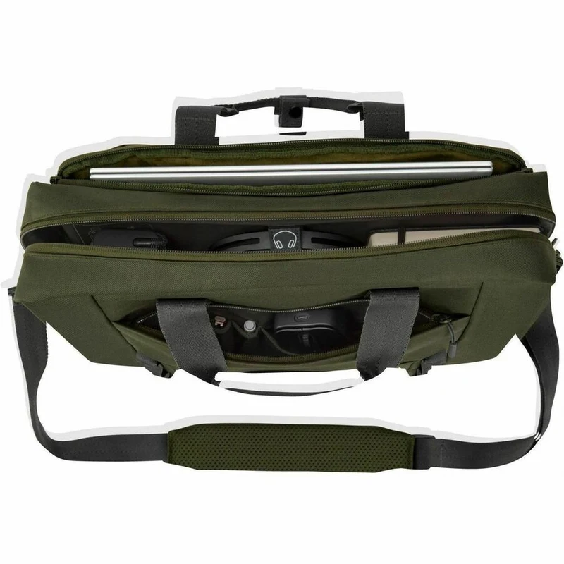 Sacoche de transport HP (Messenger) pour ordinateur portable 15.6" - Gris, vert 9J497AA