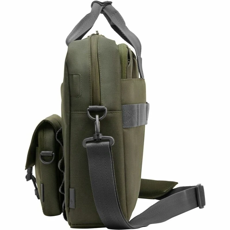 Sacoche de transport HP (Messenger) pour ordinateur portable 15.6" - Gris, vert 9J497AA