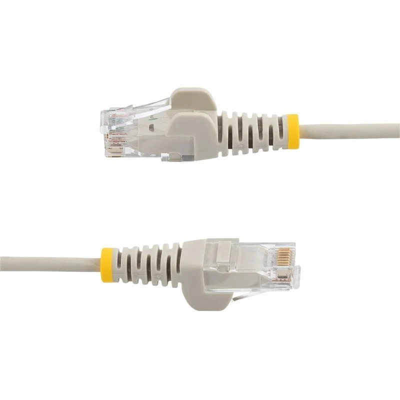 Câble Ethernet CAT50 fin gris StarTech.com de 6 m, RJ45 fin sans accroc, UTP, LSZH, cuivre nu 28 AWG, cordon de raccordement réseau fin, testé Fluke N6PAT50GRS