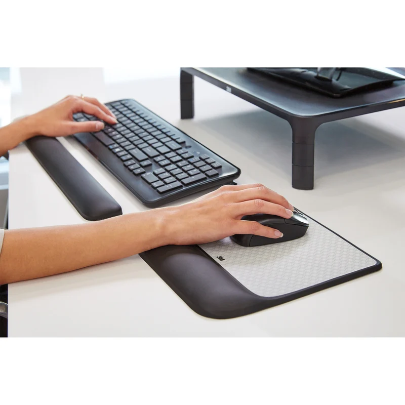 Tapis de souris 3M Precise avec repose-poignet en gel MW85B