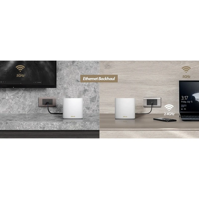 Routeur sans fil Ethernet Asus ZenWiFi XD6 Wi-Fi 6 IEEE 802.11ax ZENWIFI XD6