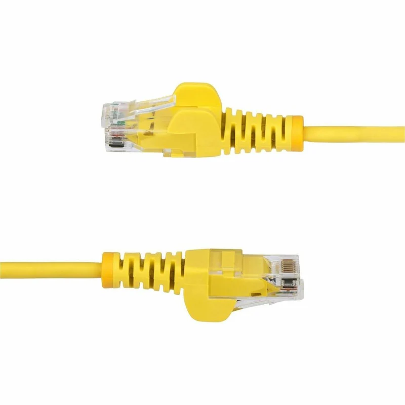 StarTech.com Câble Ethernet CAT50 fin blanc de 6 m, RJ45 fin sans accroc, UTP, LSZH, cuivre nu 28 AWG, cordon de raccordement réseau fin, testé Fluke N6PAT50YLS