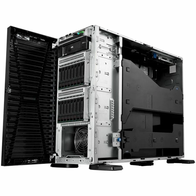 Serveur tour HPE ProLiant ML110 G11 4.5U - 1 x Intel Xeon 3408U 1.80 GHz - 32 Go RAM - Contrôleur Serial ATA P55535-001