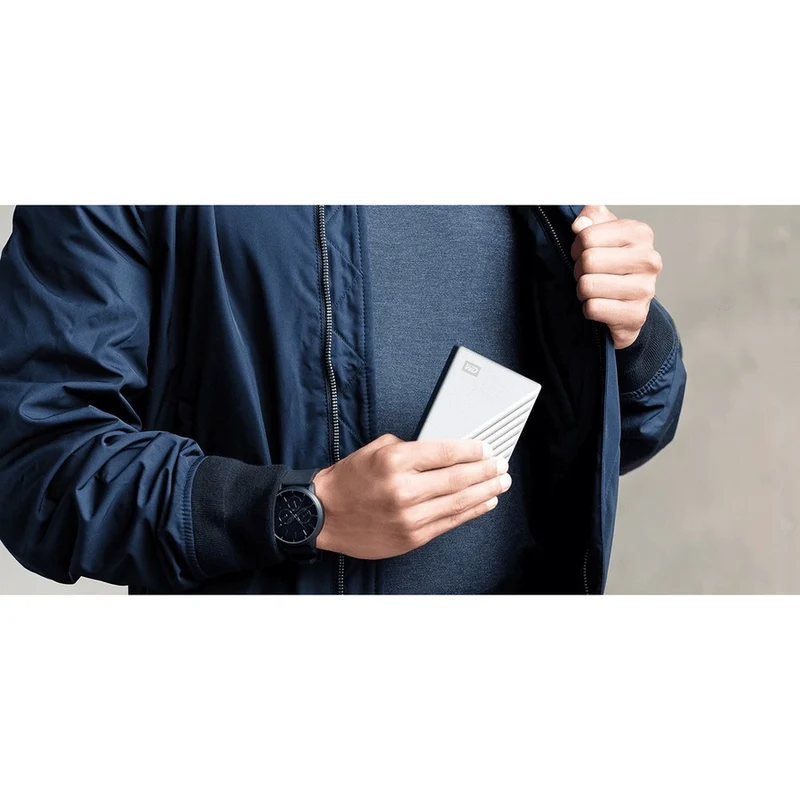 Disque dur portable WD My Passport Ultra WDBPMV0050BSL 5 To - Externe - Argent WDBPMV0050BSL-WESN