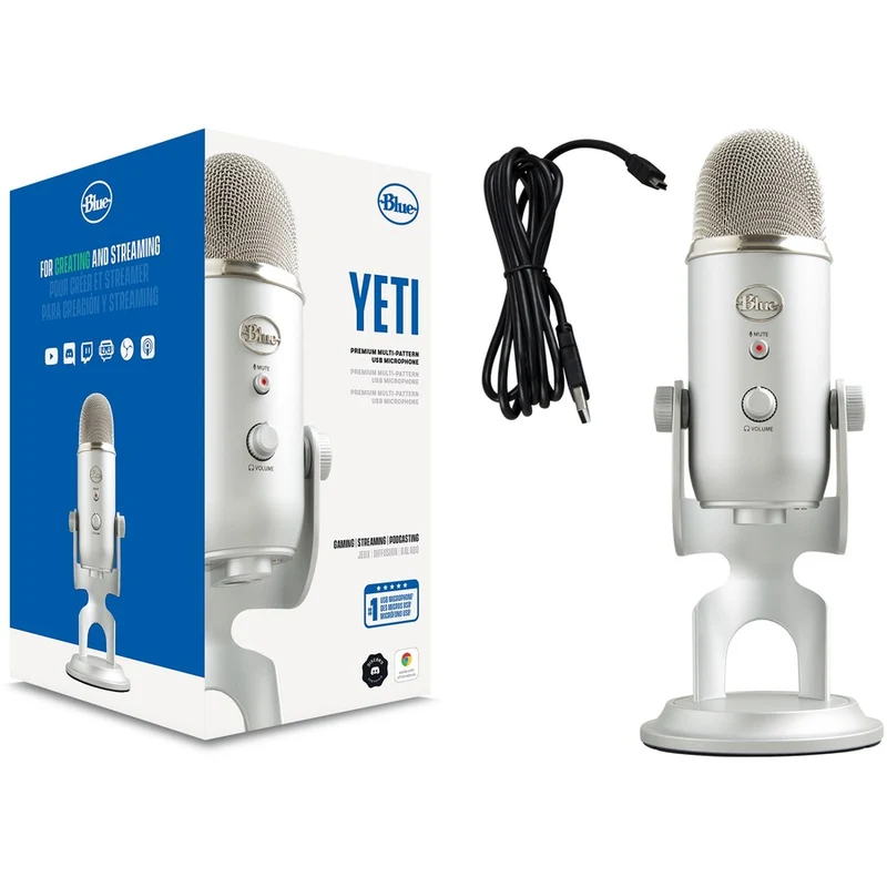 Microphone à condensateur filaire Blue Yeti 988-000103