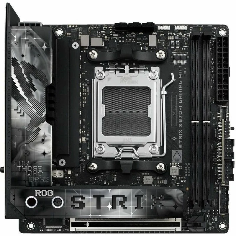 Carte mère de bureau gaming Asus ROG Strix X870-I GAMING WIFI - Chipset AMD X870 - Socket AM5 - Mini ITX ROGSTRIXX870IGAMINGWIFI