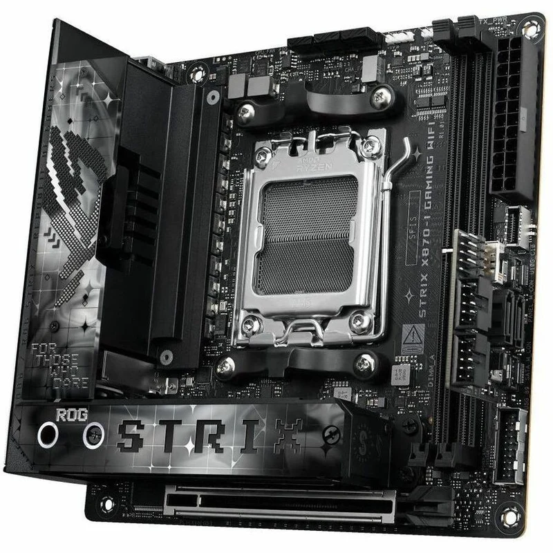 Carte mère de bureau gaming Asus ROG Strix X870-I GAMING WIFI - Chipset AMD X870 - Socket AM5 - Mini ITX ROGSTRIXX870IGAMINGWIFI