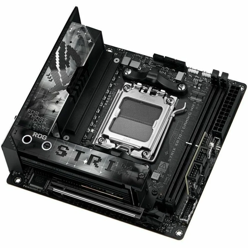 Carte mère de bureau gaming Asus ROG Strix X870-I GAMING WIFI - Chipset AMD X870 - Socket AM5 - Mini ITX ROGSTRIXX870IGAMINGWIFI