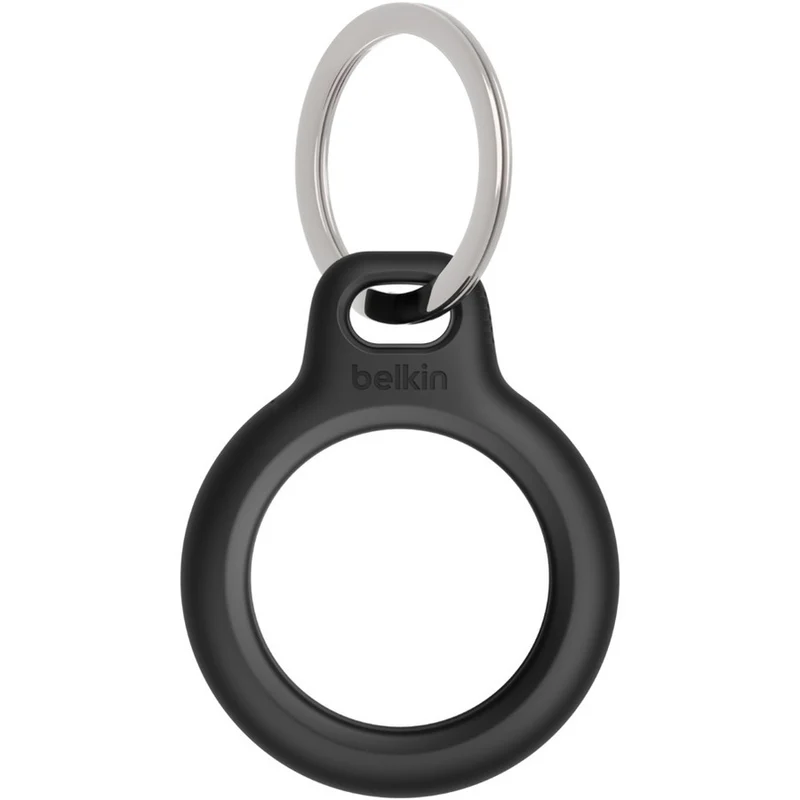 Support sécurisé Belkin avec porte-clés pour AirTag F8W973BTBLK