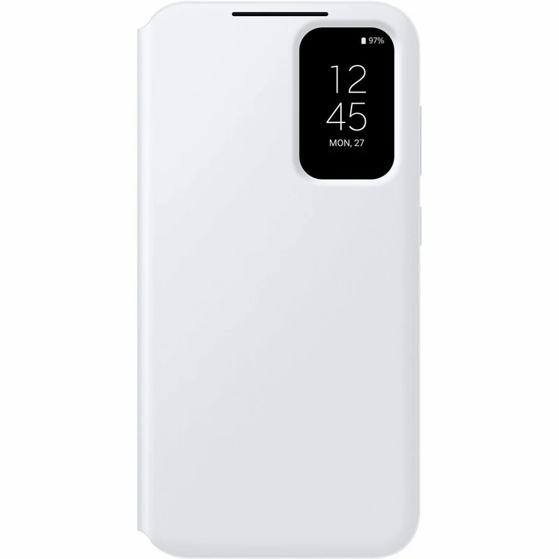 Étui de transport Samsung Smart View (portefeuille) pour smartphone Samsung Galaxy S23 FE, carte - Blanc EF-ZS711CWEGCA
