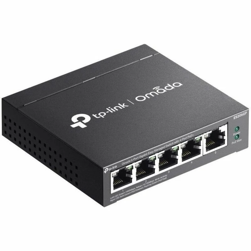 Commutateur Gigabit TP-Link Omada 5 ports facile à gérer avec PoE+ 4 ports ES205GP