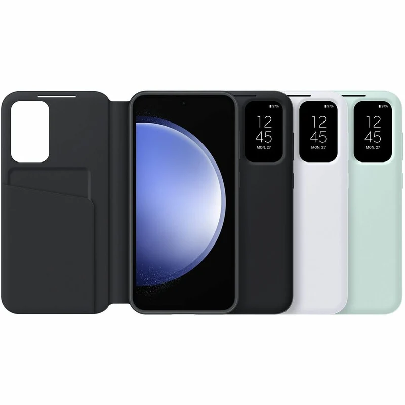 Étui de transport Samsung Smart View (portefeuille) pour smartphone Samsung Galaxy S23 FE, carte - Noir EF-ZS711CBEGCA