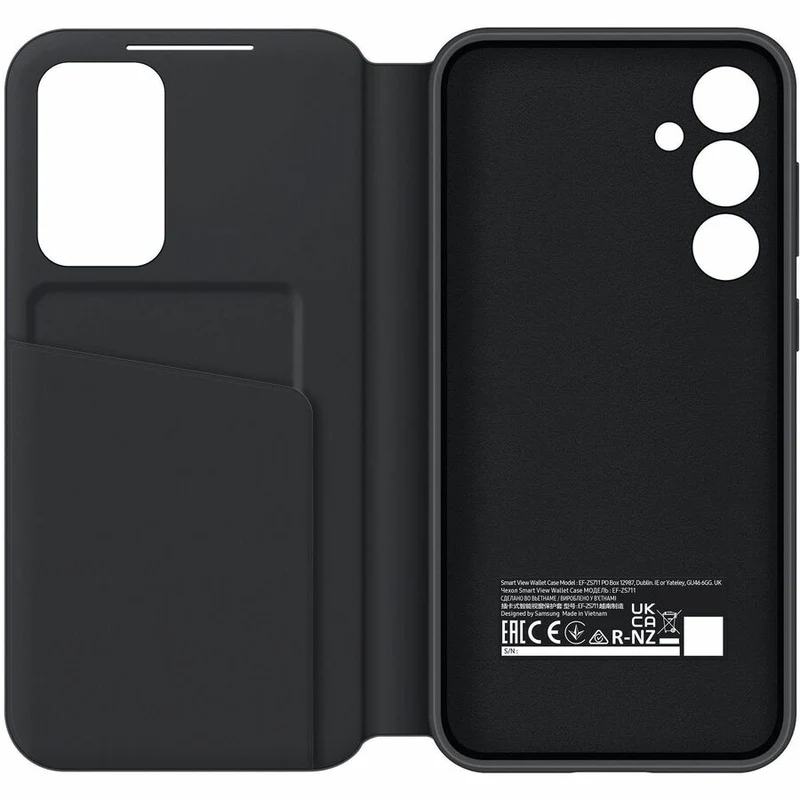 Étui de transport Samsung Smart View (portefeuille) pour smartphone Samsung Galaxy S23 FE, carte - Noir EF-ZS711CBEGCA