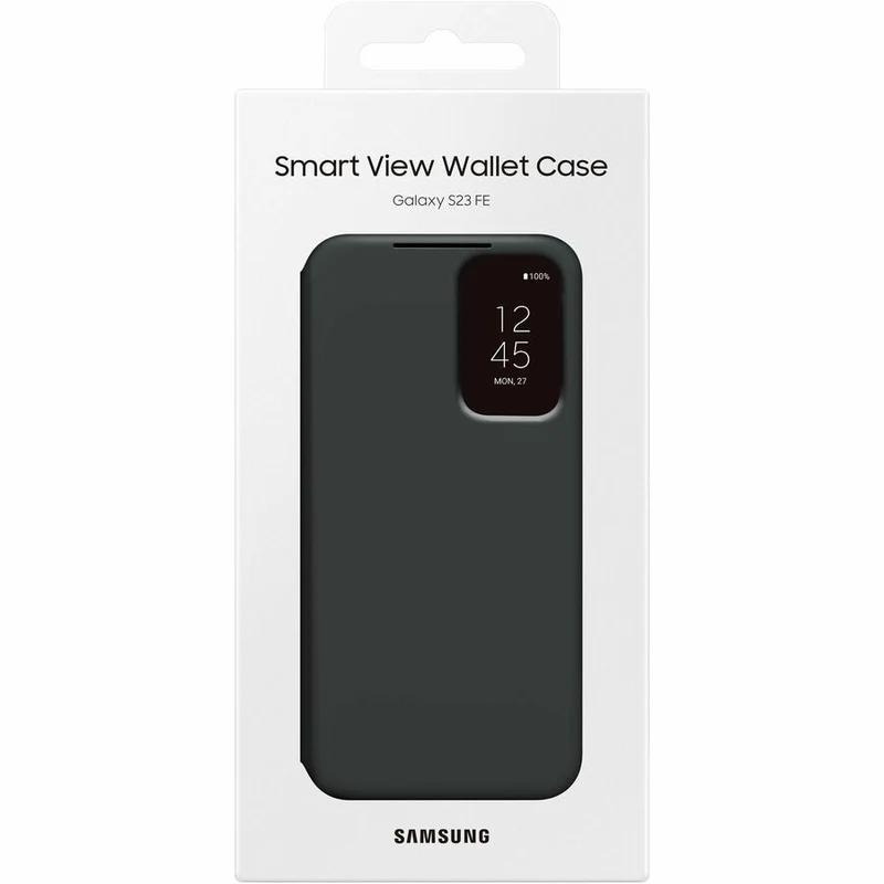 Étui de transport Samsung Smart View (portefeuille) pour smartphone Samsung Galaxy S23 FE, carte - Noir EF-ZS711CBEGCA