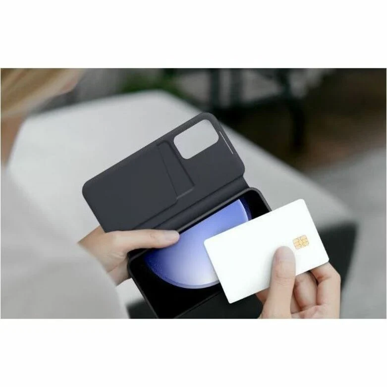Étui de transport Samsung Smart View (portefeuille) pour smartphone Samsung Galaxy S23 FE, carte - Noir EF-ZS711CBEGCA