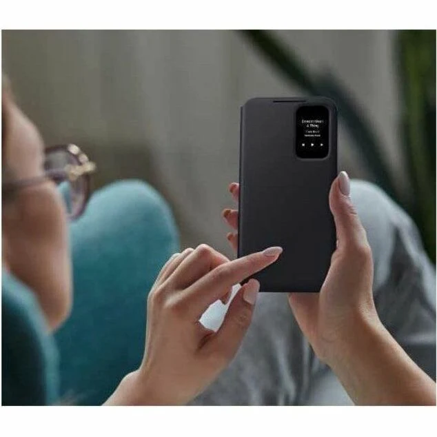 Étui de transport Samsung Smart View (portefeuille) pour smartphone Samsung Galaxy S23 FE, carte - Noir EF-ZS711CBEGCA