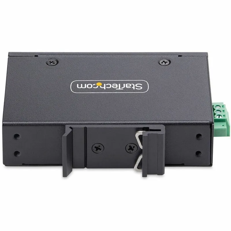 StarTech.com Commutateur réseau industriel non géré à 5 ports, Ethernet 10/100/1000, montage sur rail DIN/mural, indice de protection IP30, -40 °C à 167 °C, 9 à 60 V CC, TAA I51G-ETHERNET-SWITCH