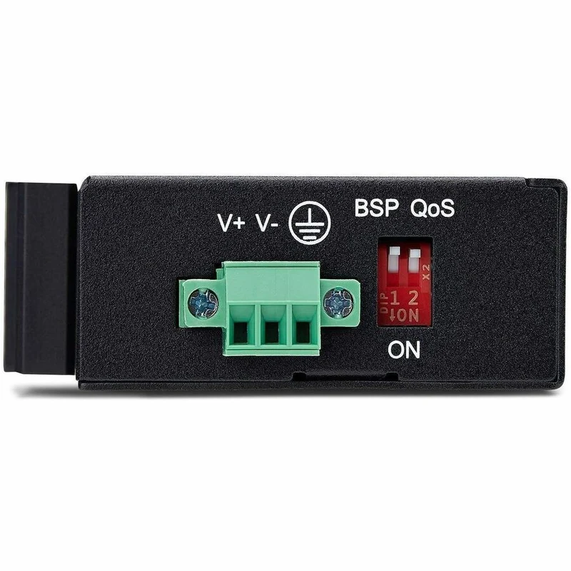 StarTech.com Commutateur réseau industriel non géré à 5 ports, Ethernet 10/100/1000, montage sur rail DIN/mural, indice de protection IP30, -40 °C à 167 °C, 9 à 60 V CC, TAA I51G-ETHERNET-SWITCH