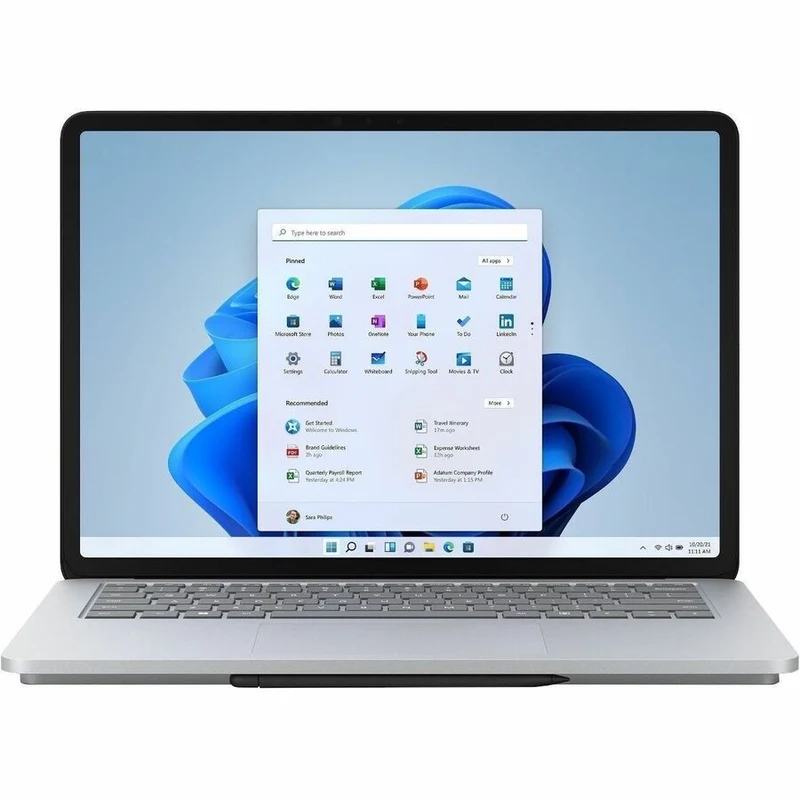 Microsoft Surface Laptop Studio 14.4" Écran tactile convertible (curseur flottant) Ordinateur portable 2 en 1 - Intel Core i7 - 32 Go - SSD 1 To - Platinum CIR-00004